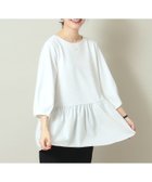 【イッツデモ/ITS' DEMO】の【マシンウォッシャブル/通勤】リップル切替プルオーバー オフホワイト|ID: prp329100004794826 ipo3291000000034789549