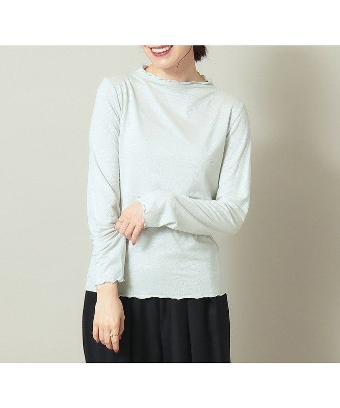 【イッツデモ/ITS' DEMO】の【手洗い可/レイヤードに】ラメメロウプルオーバー インテリア・キッズ・メンズ・レディースファッション・服の通販 founy(ファニー) https://founy.com/ ファッション Fashion レディースファッション Fashion for Women トップス・カットソー Cut & Sew Tops カジュアルプルオーバー・ニットトップス Pullovers & Knit Tops / Casual Pullovers インナー Innerwear シアー Sheer, See-Through スマート Smart, Elegant ロング Long, Long-Length 冬 Winter / This Winter |ID: prp329100004794828 ipo3291000000034789554