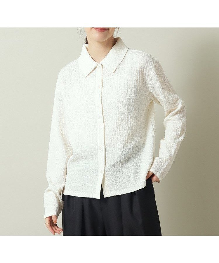 【イッツデモ/ITS' DEMO】の【羽織にも/手洗い可】前開きプルオーバー インテリア・キッズ・メンズ・レディースファッション・服の通販 founy(ファニー) 　ファッション　Fashion　レディースファッション　Fashion for Women　トップス・カットソー　Cut & Sew Tops　カジュアルプルオーバー・ニットトップス　Pullovers & Knit Tops / Casual Pullovers　おすすめ　Recommended / Our Picks　ジャカード／ジャガード　Jacquard, Woven Pattern　スマート　Smart, Elegant　マニッシュ　Mannish, Boyish　羽織　Haori, Light Jacket　アイボリー|ID: prp329100004794831 ipo3291000000034789572