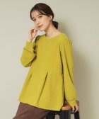 【イッツデモ/ITS' DEMO】の【通勤/手洗い可】ペプラムプルオーバー マスタード|ID: prp329100004794832 ipo3291000000034789580