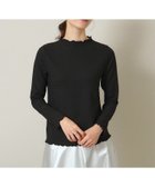 【イッツデモ/ITS' DEMO】の【伸縮性あり/レイヤードにも◎/手洗い可】千鳥ジャカードプルオーバー ブラック|ID: prp329100004794833 ipo3291000000034789593