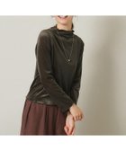 【イッツデモ/ITS' DEMO】の【伸縮性あり/レイヤードにも◎/手洗い可】ベロアメロウプルオーバー トープ|ID: prp329100004794834 ipo3291000000034789598