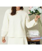 【イッツデモ/ITS' DEMO】の【セットアップ可/手洗い可】ふくれジャカードプルオーバー アイボリー|ID: prp329100004794836 ipo3291000000034789604