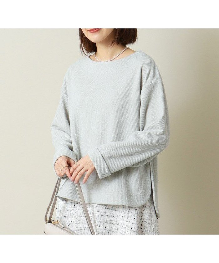 【イッツデモ/ITS' DEMO】の【マシンウォッシャブル】ボートネックプルオーバー インテリア・キッズ・メンズ・レディースファッション・服の通販 founy(ファニー) https://founy.com/ ファッション Fashion レディースファッション Fashion for Women トップス・カットソー Cut & Sew Tops カジュアルプルオーバー・ニットトップス Pullovers & Knit Tops / Casual Pullovers カットソー Cut and Sewn Top スマート Smart, Elegant ニットソー Knit-Sewn, Cut & Sew Knit ラウンド Round, Round Neck |ID: prp329100004794839 ipo3291000000034789636