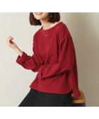 【イッツデモ/ITS' DEMO】の【マシンウォッシャブル】ボートネックプルオーバー 人気、トレンドファッション・服の通販 founy(ファニー) ファッション Fashion レディースファッション Fashion for Women トップス・カットソー Cut & Sew Tops カジュアルプルオーバー・ニットトップス Pullovers & Knit Tops / Casual Pullovers カットソー Cut and Sewn Top スマート Smart, Elegant ニットソー Knit-Sewn, Cut & Sew Knit ラウンド Round, Round Neck thumbnail ボルドー|ID: prp329100004794839 ipo3291000000034789638