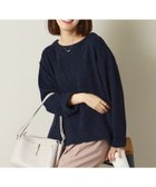 【イッツデモ/ITS' DEMO】の【マシンウォッシャブル】ボートネックプルオーバー 人気、トレンドファッション・服の通販 founy(ファニー) ファッション Fashion レディースファッション Fashion for Women トップス・カットソー Cut & Sew Tops カジュアルプルオーバー・ニットトップス Pullovers & Knit Tops / Casual Pullovers カットソー Cut and Sewn Top スマート Smart, Elegant ニットソー Knit-Sewn, Cut & Sew Knit ラウンド Round, Round Neck thumbnail ネイビー|ID: prp329100004794839 ipo3291000000034789640