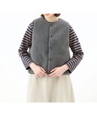 【ビショップ/Bshop】のボアフリース ノーカラーベスト WOMEN 人気、トレンドファッション・服の通販 founy(ファニー) ファッション Fashion レディースファッション Fashion for Women アウター Coat / Outerwear Collection トップス・カットソー Cut & Sew Tops ベスト&ジレ / 重ね着スタイル Vests & Gilets スリット Slit, Slit Detail パイピング Piping, Trim Design ベスト Vest, Waistcoat ポケット Pocket, Pocket Detail ラウンド Round, Round Neck 軽量 Lightweight, Ultra Light thumbnail CHARCOAL|ID: prp329100004794845 ipo3291000000035019370
