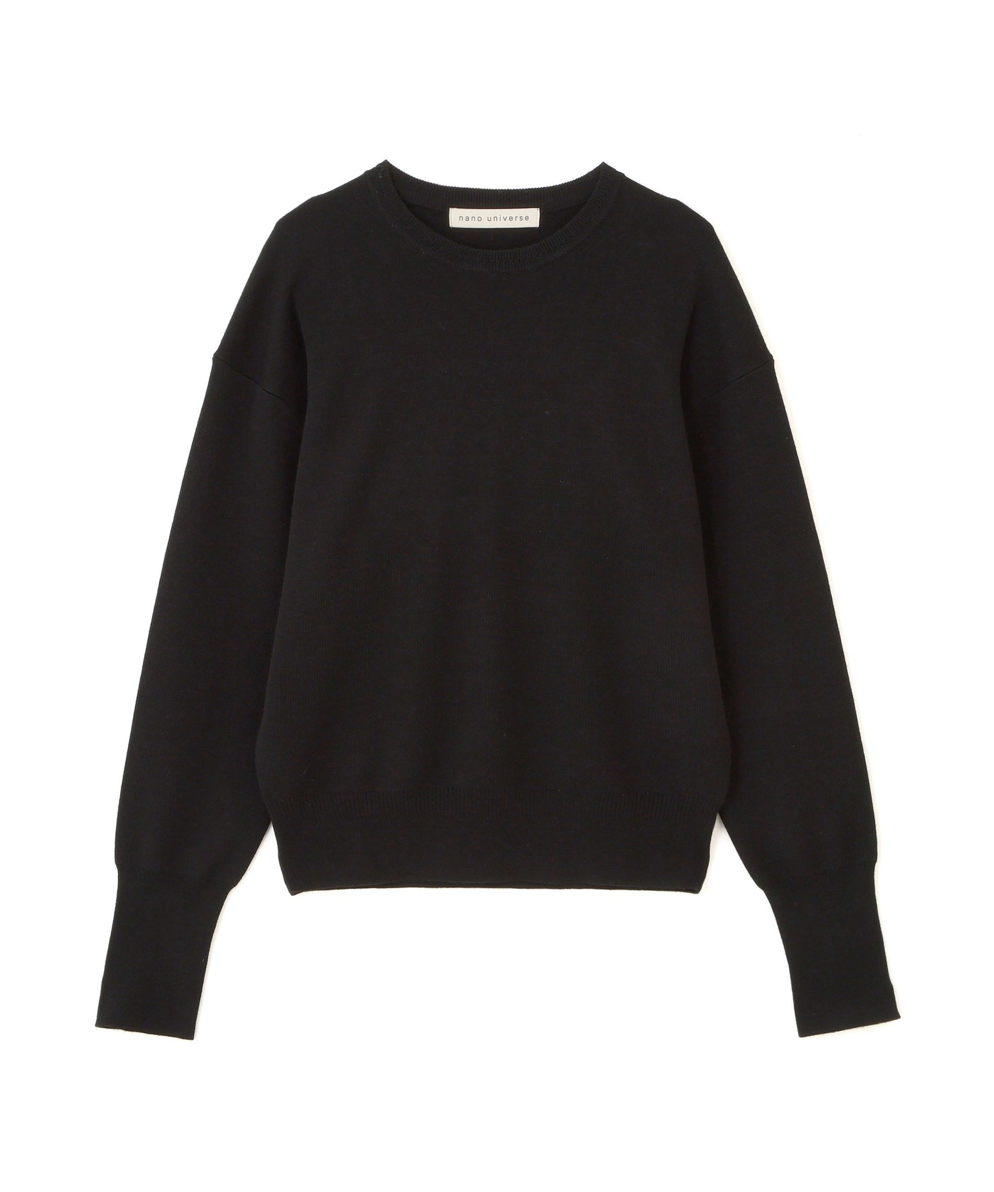 【ナノ ユニバース/nano universe】の毛玉レスニットスムースクルーネックプルオーバー インテリア・キッズ・メンズ・レディースファッション・服の通販 founy(ファニー) ファッション Fashion レディースファッション Fashion for Women トップス・カットソー Cut & Sew Tops ニット Knit Tops & Sweaters カジュアルプルオーバー・ニットトップス Pullovers & Knit Tops / Casual Pullovers ウォッシャブル Machine Washable 春 Spring シンプル Simple, Minimal 定番 Standard, Basic Item なめらか Smooth, Silky Texture 人気 Popular, Best Seller ベーシック Basic, Essential 冬 Winter / This Winter A/W・秋冬 Autumn/Winter エレガント 上品 Elegant 2025年 2025 2025-2026秋冬・A/W Autumn/Winter 2025–26 AW25–26 ブラック|ID: prp329100004794847 ipo3291000000034789673