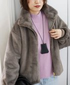 【ルクールブラン/le.coeur blanc】のフェイクファーブルゾン 人気、トレンドファッション・服の通販 founy(ファニー) ファッション Fashion レディースファッション Fashion for Women アウター Coat / Outerwear Collection ブルゾンジャケット・スポーティアウター Blouson Jackets おすすめ Recommended / Our Picks インナー Innerwear トレンド Trend, Trending Now バランス Balance, Style Balance ブルゾン Blouson, Bomber Jacket ボトム Bottoms, Lower Wear エレガント 上品 Elegant thumbnail グレー|ID: prp329100004794853 ipo3291000000034789726