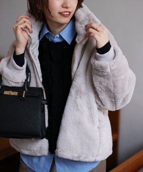 【ルクールブラン/le.coeur blanc】のフェイクファーブルゾン 人気、トレンドファッション・服の通販 founy(ファニー) ファッション Fashion レディースファッション Fashion for Women アウター Coat / Outerwear Collection ブルゾンジャケット・スポーティアウター Blouson Jackets おすすめ Recommended / Our Picks インナー Innerwear トレンド Trend, Trending Now バランス Balance, Style Balance ブルゾン Blouson, Bomber Jacket ボトム Bottoms, Lower Wear エレガント 上品 Elegant |ID:prp329100004794853