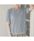 【イッカ/ikka】の幾何学ジャガードプルオーバー サックスブルー|ID: prp329100004794854 ipo3291000000034789728