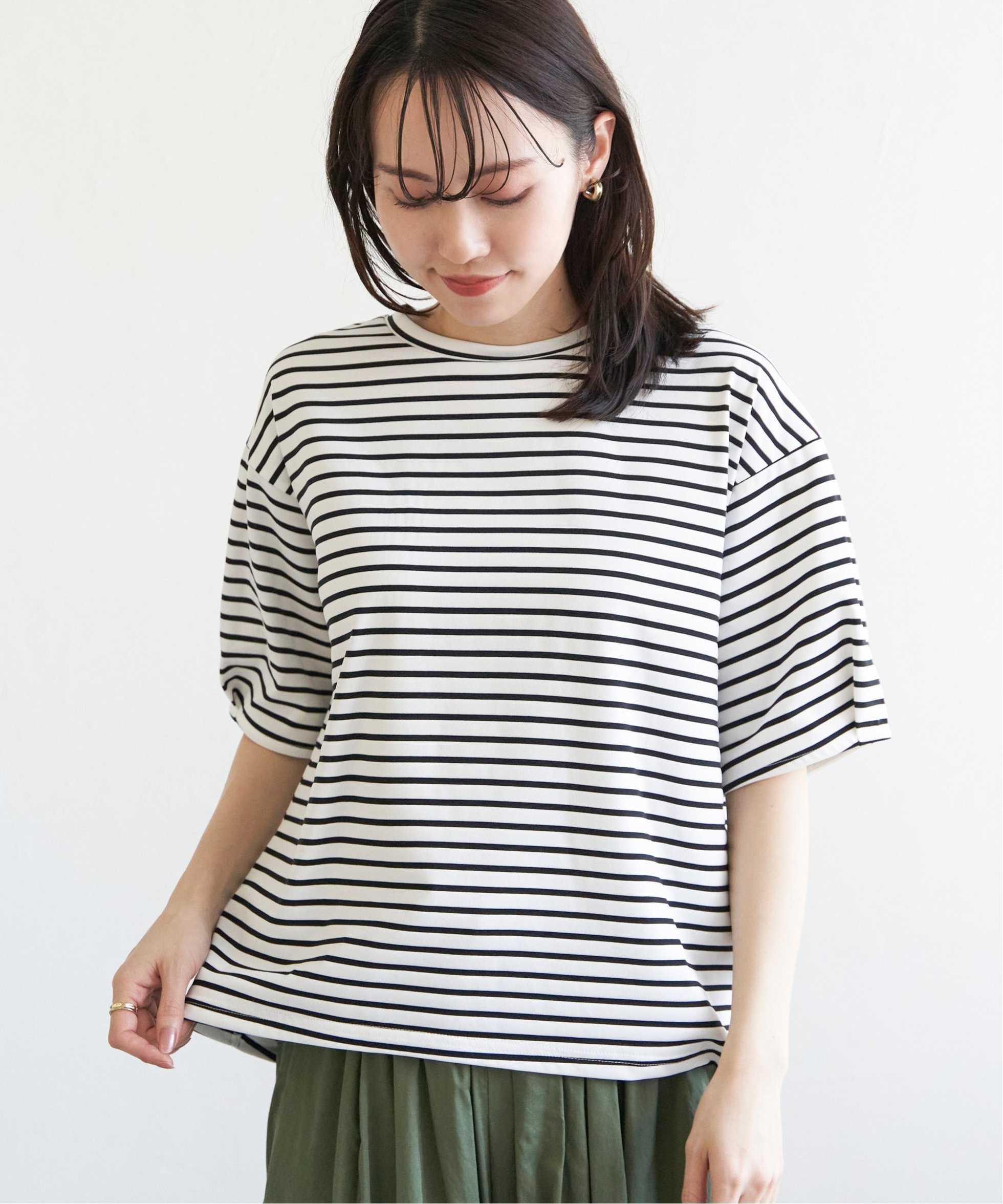 【イッカ/ikka】の【接触冷感/親子コーデ】冷感バックシャンプルオーバー インテリア・キッズ・メンズ・レディースファッション・服の通販 founy(ファニー) 　ファッション　Fashion　レディースファッション　Fashion for Women　トップス・カットソー　Cut & Sew Tops　カジュアルプルオーバー・ニットトップス　Pullovers & Knit Tops / Casual Pullovers　バッグ　Bags　おすすめ　Recommended / Our Picks　カットソー　Cut and Sewn Top　吸水　Absorbent, Quick-Dry　夏　Summer　オフホワイト|ID: prp329100004794861 ipo3291000000034789771