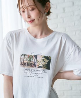 【イッカ/ikka】のロゴフォトプリントT 人気、トレンドファッション・服の通販 founy(ファニー) ファッション Fashion レディースファッション Fashion for Women インナー Innerwear シルケット Silket, Silky Cotton プリント Print, Printed Pattern ミックス Mix, Mixed Style ワンポイント One Point, Statement Accent |ID:prp329100004794863