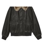 【エックスガール/X-girl】のX-girl/EMBOSSED LOGO PATCH DISTRESSED FAUX LEATHER JACKET 人気、トレンドファッション・服の通販 founy(ファニー) ファッション Fashion レディースファッション Fashion for Women アウター Coat / Outerwear Collection レディースジャケット・軽アウター Jackets コンパクト Compact, Small Size ジャケット Jacket, Outerwear 長袖 Long Sleeve, Full Sleeve パッチ Patch, Appliqué ベーシック Basic, Essential ミニスカート Mini Skirt, Short Skirt 冬 Winter / This Winter thumbnail BLACK|ID: prp329100004794864 ipo3291000000034789792