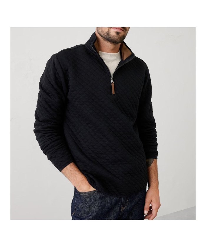 【バナナリパブリック ファクトリーストア/BANANA REPUBLIC FACTORY STORE】のBANANA REPUBLIC FACTORY STORE キルティング ニット ハーフジッププルオーバー インテリア・キッズ・メンズ・レディースファッション・服の通販 founy(ファニー) https://founy.com/ ファッション Fashion レディースファッション Fashion for Women トップス・カットソー Cut & Sew Tops ニット Knit Tops & Sweaters カジュアルプルオーバー・ニットトップス Pullovers & Knit Tops / Casual Pullovers キルティング Quilted, Quilting モダン Modern, Contemporary |ID: prp329100004794867 ipo3291000000034789806