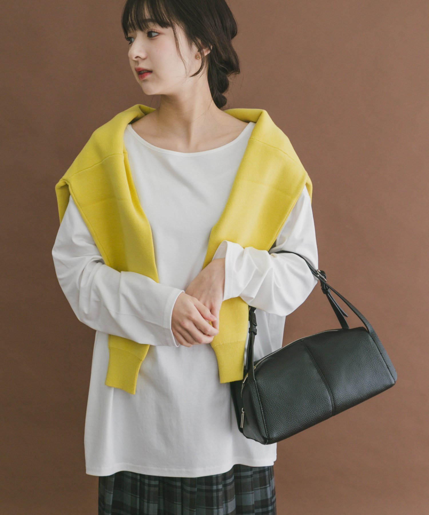 【アイテムズアーバンリサーチ/ITEMS URBAN RESEARCH】のシルケットボートネックロンTシャツ インテリア・キッズ・メンズ・レディースファッション・服の通販 founy(ファニー) 　ファッション　Fashion　レディースファッション　Fashion for Women　トップス・カットソー　Cut & Sew Tops　シャツ・ブラウス・オフィスカジュアル　Elegant Blouses & Button-Ups　ロングTシャツ・Tシャツ　Longline T-Shirts & Tees　2025年　2025　2025-2026秋冬・A/W　Autumn/Winter 2025–26 AW25–26　冬　Winter / This Winter　インナー　Innerwear　カットソー　Cut and Sewn Top　シルケット　Silket, Silky Cotton　A/W・秋冬　Autumn/Winter　アイボリー|ID: prp329100004794870 ipo3291000000034789830