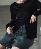 【ビーフラット/bflat】の前後2way ベロアカットソー 人気、トレンドファッション・服の通販 founy(ファニー) ファッション Fashion レディースファッション Fashion for Women トップス・カットソー Cut & Sew Tops カットソー・ベーシックTシャツ Cut-and-Sewn Tops / Stretch Tees & Basics ベロアトップス Velour Tops / Velvet-Look Items なめらか Smooth, Silky Texture インナー Innerwear カットソー Cut and Sewn Top ベロア Velour, Soft Velvet ベーシック Basic, Essential 無地 Plain, Solid Color thumbnail ブラック|ID: prp329100004794880 ipo3291000000034789891