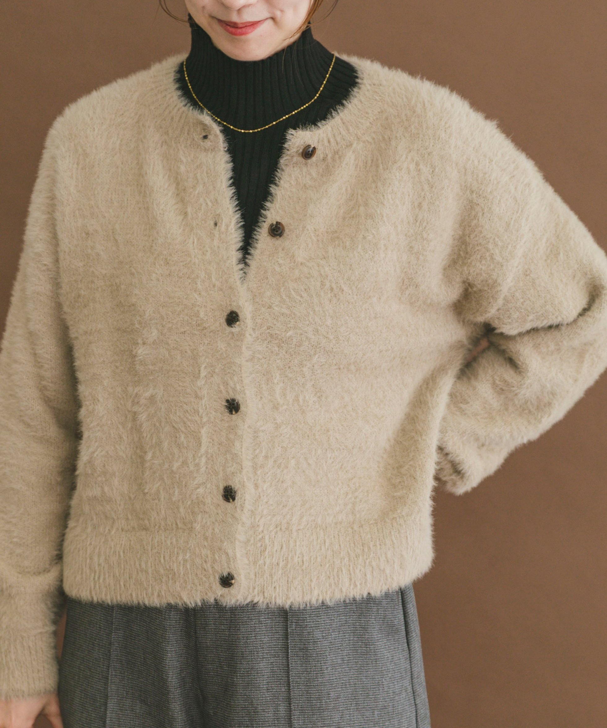 【アイテムズアーバンリサーチ/ITEMS URBAN RESEARCH】のフェザーニットカーディガン インテリア・キッズ・メンズ・レディースファッション・服の通販 founy(ファニー) ファッション Fashion レディースファッション Fashion for Women トップス・カットソー Cut & Sew Tops ニット Knit Tops & Sweaters カーディガン・羽織り Layered Style Cardigans 2025年 2025 2025-2026秋冬・A/W Autumn/Winter 2025–26 AW25–26 冬 Winter / This Winter A/W・秋冬 Autumn/Winter L.BEG|ID: prp329100004794882 ipo3291000000034789896