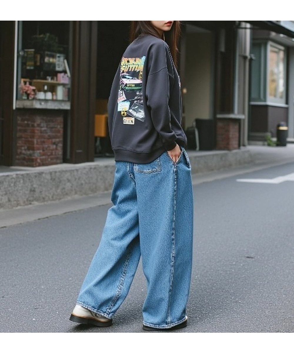 【ラザル/LAZAR】のトレーナー スウェット オーバーサイズ 裏起毛 メンズ レディース インテリア・キッズ・メンズ・レディースファッション・服の通販 founy(ファニー) ファッション Fashion レディースファッション Fashion for Women トップス・カットソー Cut & Sew Tops レディースパーカー・カジュアルフーディー Casual Hoodies & Sweatshirts スウェット・クルーネックトップス Sweatshirts & Crewnecks / Relaxed Fit Sweat Tops イラスト Illustration ヴィンテージ Vintage Style カラフル Colorful Design カーゴパンツ Cargo Pants, Utility Pants カーディガン Cardigan, Knitwear キャップ Cap, Baseball Cap キャラクター Character, Licensed Characters グラフィック Graphic, Graphic Design ジャケット Jacket, Outerwear スウェット / スエット Sweatshirt, Sweatwear ストライプ Stripe, Striped Pattern スニーカー Sneakers, Trainers スポーツ Sports, Activewear スラックス Slacks, Dress Pants セットアップ Set-Up, Coordinated Outfit センター Center, Center Line デニム Denim, Jeans Material トレンド Trend, Trending Now トレーナー Sweatshirt, Trainer 定番 Standard, Basic Item 人気 Popular, Best Seller パーカー Hoodie, Parka ビッグ Big, Oversized フレア Flare, Flared ブルゾン Blouson, Bomber Jacket ブラック系その他5|ID: prp329100004794887 ipo3291000000034789922