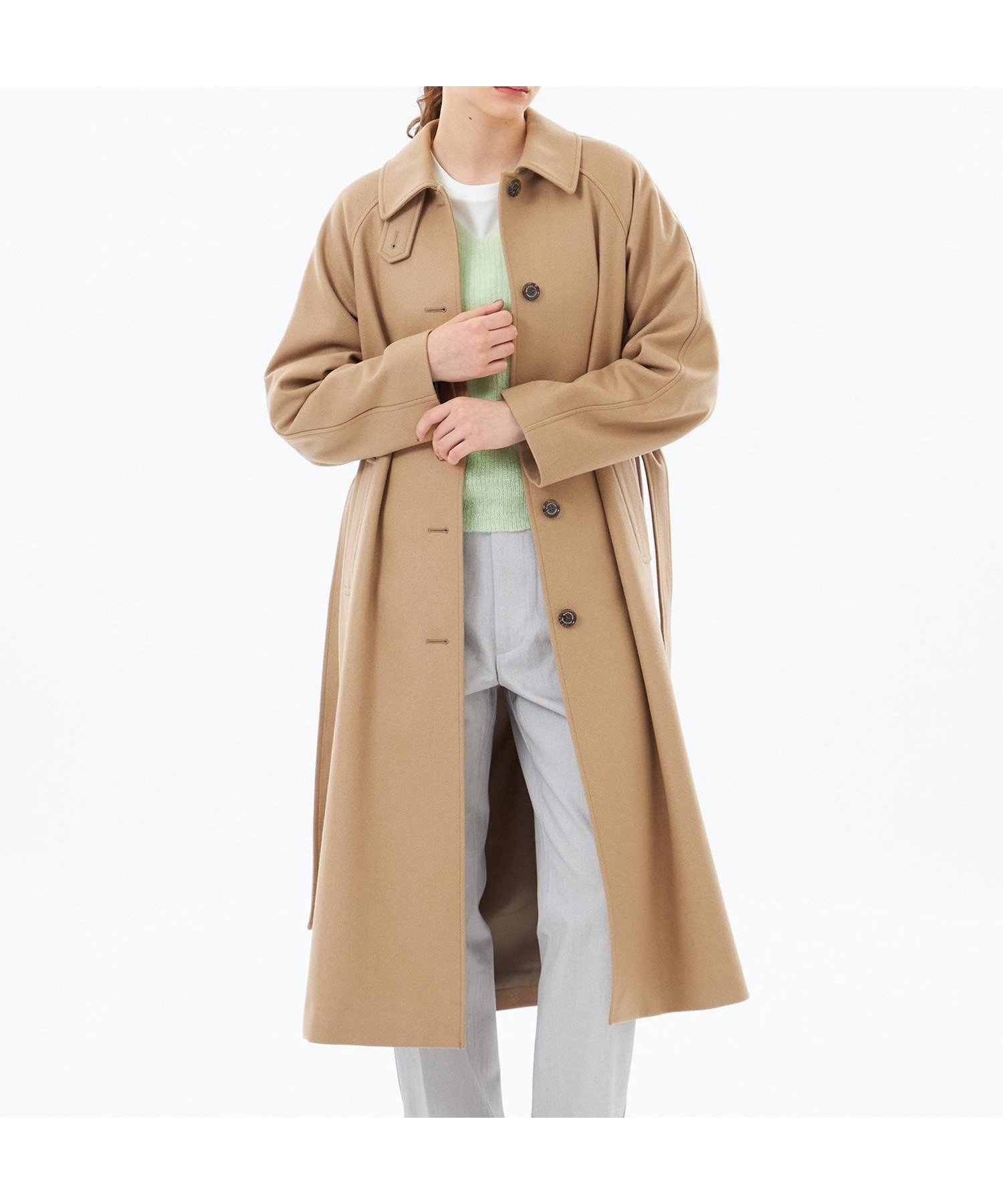 【マッキントッシュ フィロソフィー/MACKINTOSH PHILOSOPHY】の【WEB 一部店舗限定】メルトンベルテッドコート 人気、トレンドファッション・服の通販 founy(ファニー) 　ファッション　Fashion　レディースファッション　Fashion for Women　アウター　Coat / Outerwear Collection　コート・ロングコート・ピーコート　Long Coats, Peacoats & More　おすすめ　Recommended / Our Picks　スリーブ　Sleeve, Long Sleeve / Short Sleeve　メルトン　Melton, Heavy Wool　冬　Winter / This Winter　夏　Summer　春　Spring　秋　Autumn　 other-1|ID: prp329100004794890 ipo3291000000034789931