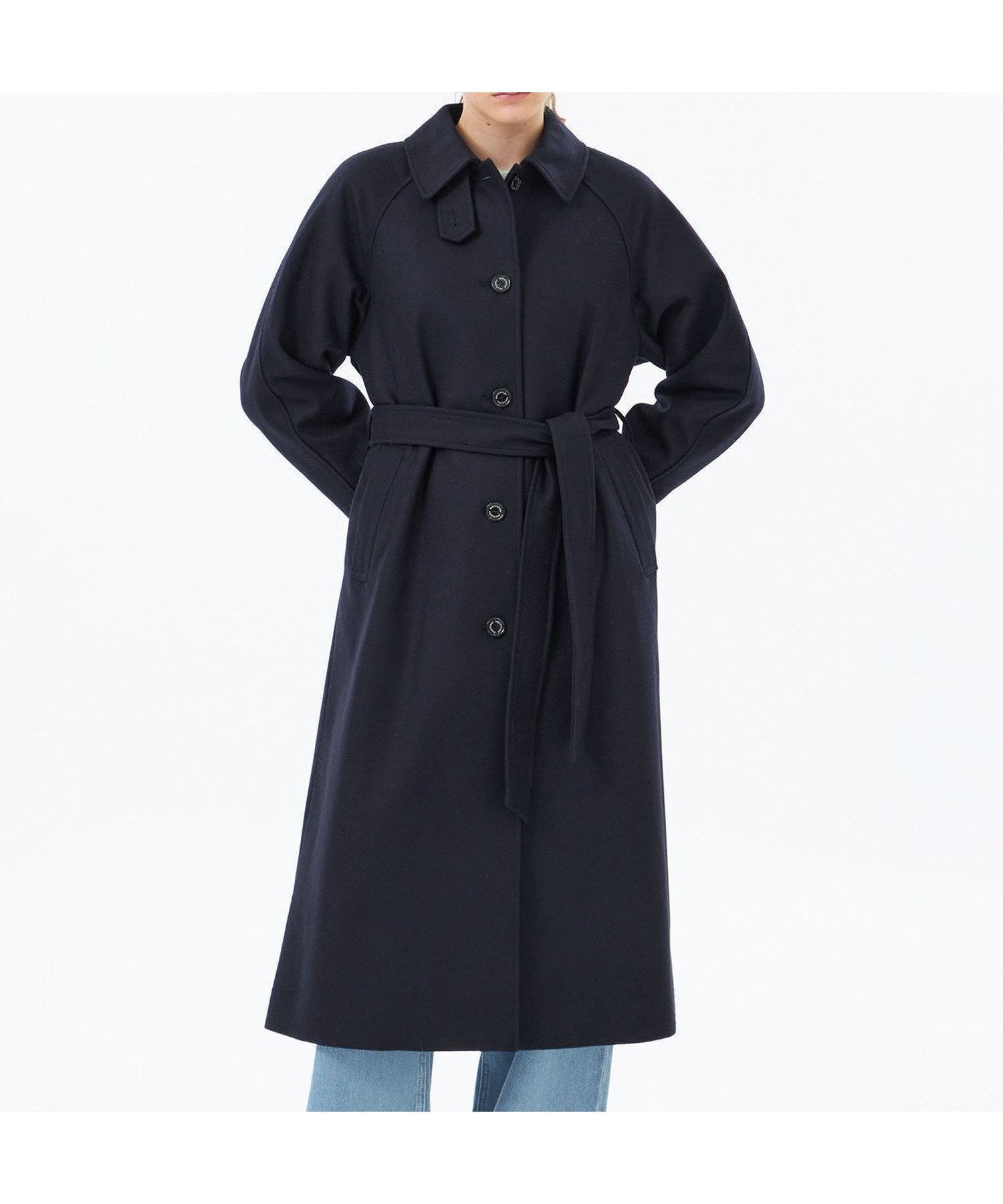 【マッキントッシュ フィロソフィー/MACKINTOSH PHILOSOPHY】の【WEB 一部店舗限定】メルトンベルテッドコート インテリア・キッズ・メンズ・レディースファッション・服の通販 founy(ファニー) 　ファッション　Fashion　レディースファッション　Fashion for Women　アウター　Coat / Outerwear Collection　コート・ロングコート・ピーコート　Long Coats, Peacoats & More　おすすめ　Recommended / Our Picks　スリーブ　Sleeve, Long Sleeve / Short Sleeve　メルトン　Melton, Heavy Wool　冬　Winter / This Winter　夏　Summer　春　Spring　秋　Autumn　ネイビー|ID: prp329100004794890 ipo3291000000034789934