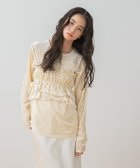 【センスオブプレイス/SENSE OF PLACE by URBAN RESEARCH】の『洗濯可』フリルビスチェセットベロアトップ 人気、トレンドファッション・服の通販 founy(ファニー) ファッション Fashion レディースファッション Fashion for Women トップス・カットソー Cut & Sew Tops ベロアトップス Velour Tops / Velvet-Look Items ビスチェ Bustiers & Corset Tops / Layered Bustier Style 2025年 2025 2025-2026秋冬・A/W Autumn/Winter 2025–26 AW25–26 冬 Winter / This Winter おすすめ Recommended / Our Picks デニム Denim, Jeans Material トレンド Trend, Trending Now ドッキング Docking, Mixed Material ビスチェ Bustier, Corset Top ベロア Velour, Soft Velvet ラップ Wrap, Wrap Design エレガント 上品 Elegant A/W・秋冬 Autumn/Winter thumbnail アイボリー|ID: prp329100004794893 ipo3291000000034789954