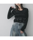 【センスオブプレイス/SENSE OF PLACE by URBAN RESEARCH】の『洗濯可』フリルビスチェセットベロアトップ 人気、トレンドファッション・服の通販 founy(ファニー) ファッション Fashion レディースファッション Fashion for Women トップス・カットソー Cut & Sew Tops ベロアトップス Velour Tops / Velvet-Look Items ビスチェ Bustiers & Corset Tops / Layered Bustier Style 2025年 2025 2025-2026秋冬・A/W Autumn/Winter 2025–26 AW25–26 冬 Winter / This Winter おすすめ Recommended / Our Picks デニム Denim, Jeans Material トレンド Trend, Trending Now ドッキング Docking, Mixed Material ビスチェ Bustier, Corset Top ベロア Velour, Soft Velvet ラップ Wrap, Wrap Design エレガント 上品 Elegant A/W・秋冬 Autumn/Winter thumbnail ブラック|ID: prp329100004794893 ipo3291000000034789955