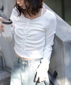 【フリーズマート/FREE'S MART】のフロントギャザーデコルテカットソー 人気、トレンドファッション・服の通販 founy(ファニー) ファッション Fashion レディースファッション Fashion for Women トップス・カットソー Cut & Sew Tops カットソー・ベーシックTシャツ Cut-and-Sewn Tops / Stretch Tees & Basics おすすめ Recommended / Our Picks ウォーム Warm Fabric ギャザー Gathered, Ruffled フィット Fit, Slim Fit thumbnail ホワイト1|ID: prp329100004794913 ipo3291000000034790046