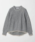 【ユナイテッドアローズ/UNITED ARROWS】のアゼ ネップ バイカラー ハイネックニット A DAY IN THE LIFE LT.GRAY|ID: prp329100004794933 ipo3291000000034790155