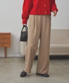 【アーバンリサーチ ドアーズ/URBAN RESEARCH DOORS】の『仁村紗和さん着用』『UR TECH』完声フロントタックイージーパンツ BEIGE|ID: prp329100004794937 ipo3291000000034790176