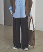 【アーバンリサーチ ドアーズ/URBAN RESEARCH DOORS】の『仁村紗和さん着用』『UR TECH』完声フロントタックイージーパンツ BLACK|ID: prp329100004794937 ipo3291000000034790178