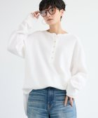 【バンヤードストーム/BARNYARDSTORM】のワッフル2WAYプルオーバー / マシンウォッシャブル ホワイト10|ID: prp329100004794945 ipo3291000000034790233