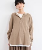 【バンヤードストーム/BARNYARDSTORM】のワッフル2WAYプルオーバー / マシンウォッシャブル ベージュ55|ID: prp329100004794945 ipo3291000000034790235