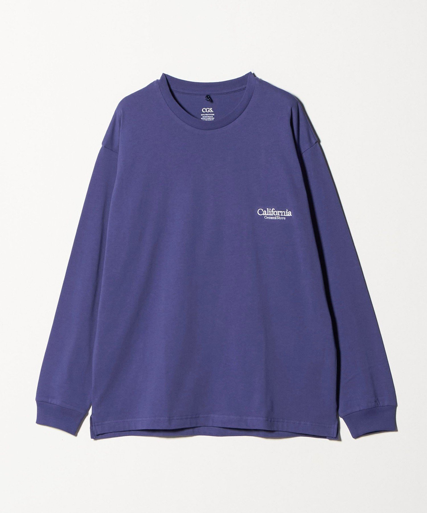 【ビューティ&ユース ユナイテッドアローズ/BEAUTY&YOUTH / UNITED ARROWS】のCGS. オーガニックコットン ロゴ ロングスリーブ Tシャツ インテリア・キッズ・メンズ・レディースファッション・服の通販 founy(ファニー) ファッション Fashion レディースファッション Fashion for Women トップス・カットソー Cut & Sew Tops シャツ・ブラウス・オフィスカジュアル Elegant Blouses & Button-Ups ロングTシャツ・Tシャツ Longline T-Shirts & Tees おすすめ Recommended / Our Picks スリーブ Sleeve, Long Sleeve / Short Sleeve ロング Long, Long-Length ワンポイント One Point, Statement Accent PURPLE|ID: prp329100004794954 ipo3291000000034790283