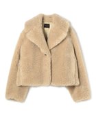 【トゥモローランド/TOMORROWLAND】のテディファー ショートコート 43 ベージュ|ID: prp329100004794957 ipo3291000000034790303