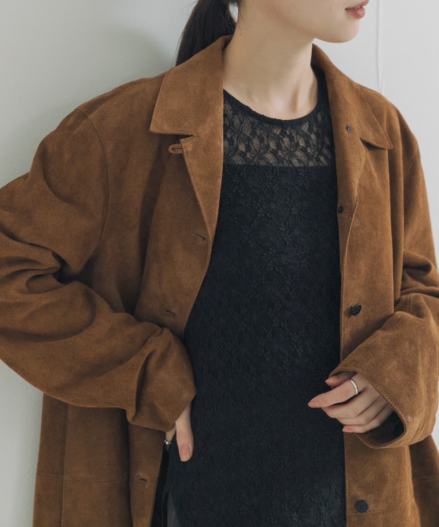 【アーバンリサーチ/URBAN RESEARCH】のストレッチレースクルーネックブラウス インテリア・キッズ・メンズ・レディースファッション・服の通販 founy(ファニー) 　ファッション　Fashion　レディースファッション　Fashion for Women　トップス・カットソー　Cut & Sew Tops　シャツ・ブラウス・オフィスカジュアル　Elegant Blouses & Button-Ups　2025年　2025　2025-2026秋冬・A/W　Autumn/Winter 2025–26 AW25–26　冬　Winter / This Winter　おすすめ　Recommended / Our Picks　アクセサリー　Fashion Accessories　インナー　Innerwear　キャミソール　Camisole, Spaghetti Strap Top　ストレッチ　Stretch, Stretchy Fabric　フィット　Fit, Slim Fit　ボトム　Bottoms, Lower Wear　レース　Lace, Lace Fabric　エレガント 上品　Elegant　日本製　Made In Japan　A/W・秋冬　Autumn/Winter　BLACK|ID: prp329100004794972 ipo3291000000034790394