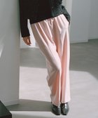 【ロペ/ROPE'】のウールフランネルタックイージーパンツ/イージーケア・セットアップ対応 ピンク(63)|ID: prp329100004794981 ipo3291000000035159613