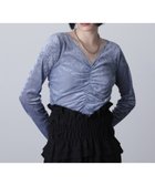 【ローズバッド/ROSE BUD】のシャーリングベロアトップス BLUE|ID: prp329100004794983 ipo3291000000034790453