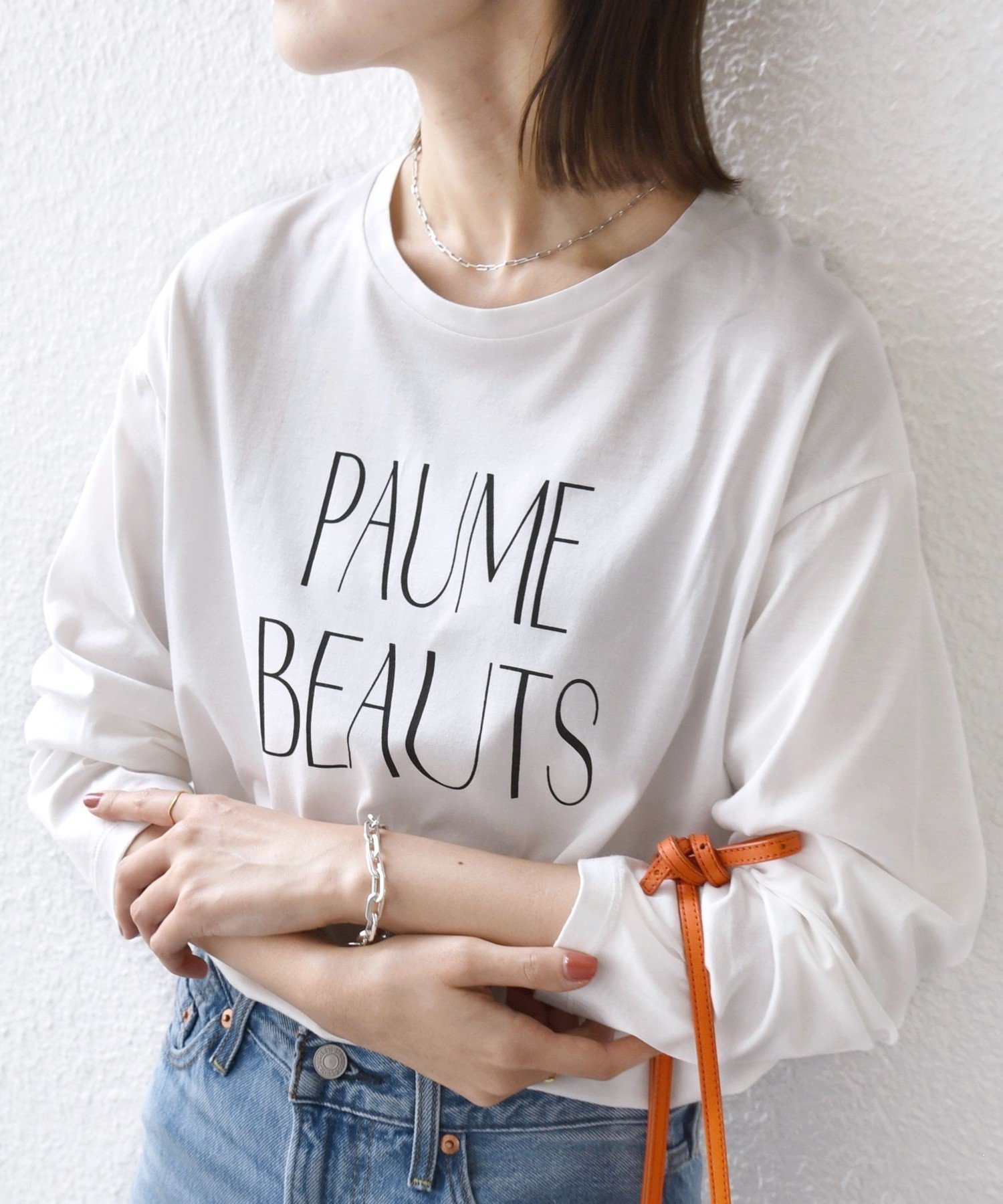 【シップス フォー ウィメン/SHIPS】のプリント ロゴ ロング スリーブ TEE インテリア・キッズ・メンズ・レディースファッション・服の通販 founy(ファニー) 　ファッション　Fashion　レディースファッション　Fashion for Women　インナー　Innerwear　ジャケット　Jacket, Outerwear　ストーン　Stone, Gem-Like　スリーブ　Sleeve, Long Sleeve / Short Sleeve　フェミニン　Feminine, Girly　プリント　Print, Printed Pattern　ポケット　Pocket, Pocket Detail　ロング　Long, Long-Length　2025年　2025　2025-2026秋冬・A/W　Autumn/Winter 2025–26 AW25–26　オフホワイト|ID: prp329100004794987 ipo3291000000035124394