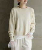 【イエナ/IENA】のチュールカフスプルオーバー 人気、トレンドファッション・服の通販 founy(ファニー) ファッション Fashion レディースファッション Fashion for Women トップス・カットソー Cut & Sew Tops カジュアルプルオーバー・ニットトップス Pullovers & Knit Tops / Casual Pullovers 2025年 2025 2025-2026秋冬・A/W Autumn/Winter 2025–26 AW25–26 おすすめ Recommended / Our Picks カットソー Cut and Sewn Top シンプル Simple, Minimal ジャケット Jacket, Outerwear スマート Smart, Elegant チュール Tulip, Tulip Motif フェミニン Feminine, Girly ベーシック Basic, Essential thumbnail ナチュラル|ID: prp329100004794994 ipo3291000000034790514