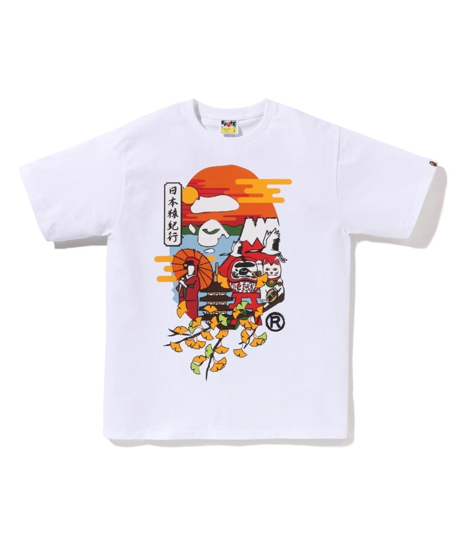 【ア ベイシング エイプ/A BATHING APE】のJAPAN CULTURE AUTUMN APE HEAD TEE インテリア・キッズ・メンズ・レディースファッション・服の通販 founy(ファニー) 　ファッション　Fashion　レディースファッション　Fashion for Women　インナー　Innerwear　グラフィック　Graphic, Graphic Design　ショート　Short, Short Length　スリーブ　Sleeve, Long Sleeve / Short Sleeve　モチーフ　Motif, Design Theme　秋　Autumn　WHITE|ID: prp329100004795027 ipo3291000000034930272