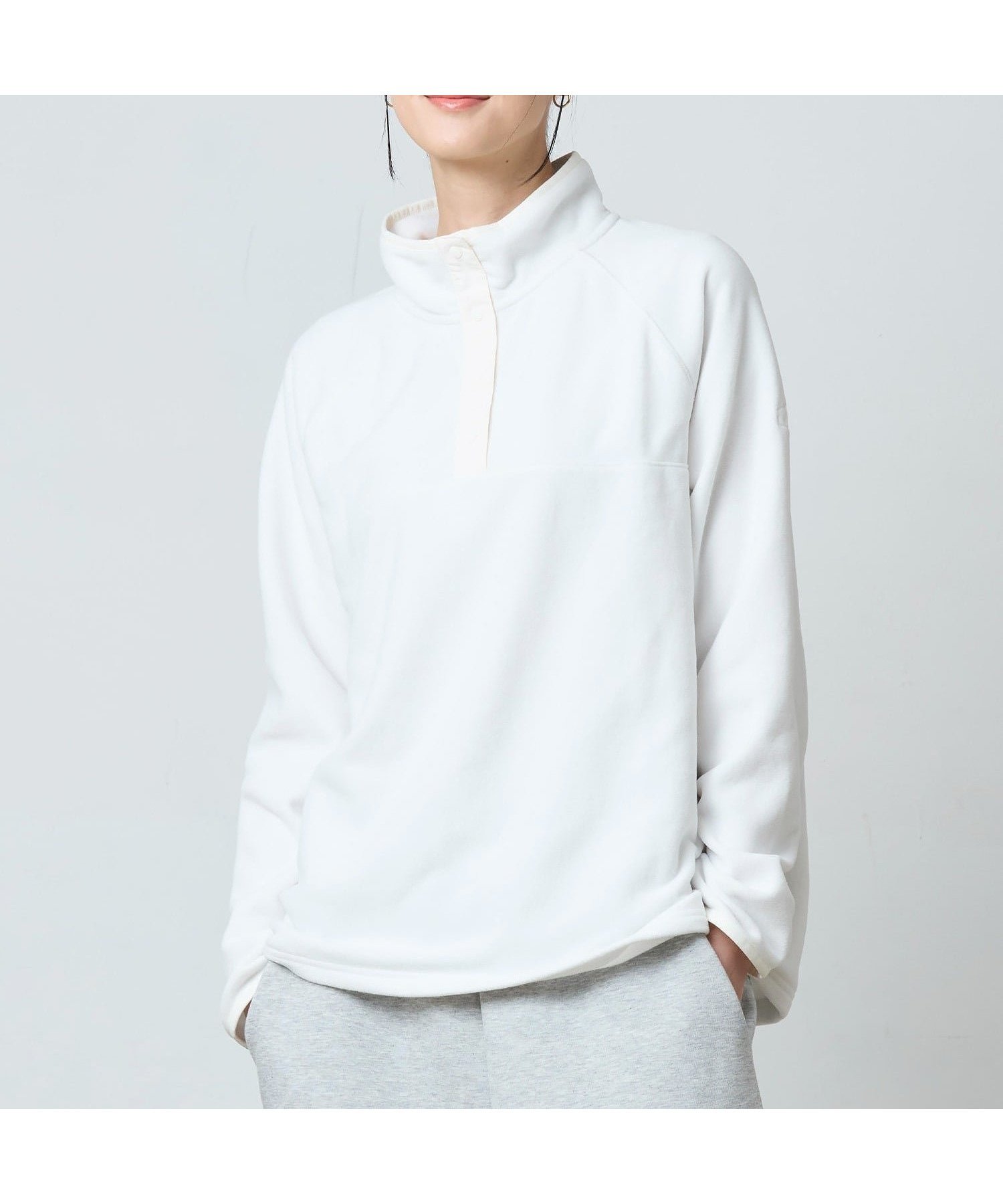 【エルエルビーン/L.L.Bean】のオールシーズン・アクセス・フリース・プルオーバー 米国フィット・プチ インテリア・キッズ・メンズ・レディースファッション・服の通販 founy(ファニー) 　ファッション　Fashion　レディースファッション　Fashion for Women　トップス・カットソー　Cut & Sew Tops　カジュアルプルオーバー・ニットトップス　Pullovers & Knit Tops / Casual Pullovers　アウトドア　Outdoor Clothing　コレクション　Collection, Seasonal Line　フィット　Fit, Slim Fit　軽量　Lightweight, Ultra Light　Arctic White|ID: prp329100004795035 ipo3291000000035164636