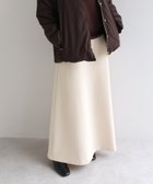 【アンドミー/andme】の裏起毛 ポンチ フレア スカート evernavy エバーネイビー アイボリー|ID: prp329100004795037 ipo3291000000034790711