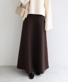 【アンドミー/andme】の裏起毛 ポンチ フレア スカート evernavy エバーネイビー ブラウン|ID: prp329100004795037 ipo3291000000034790713