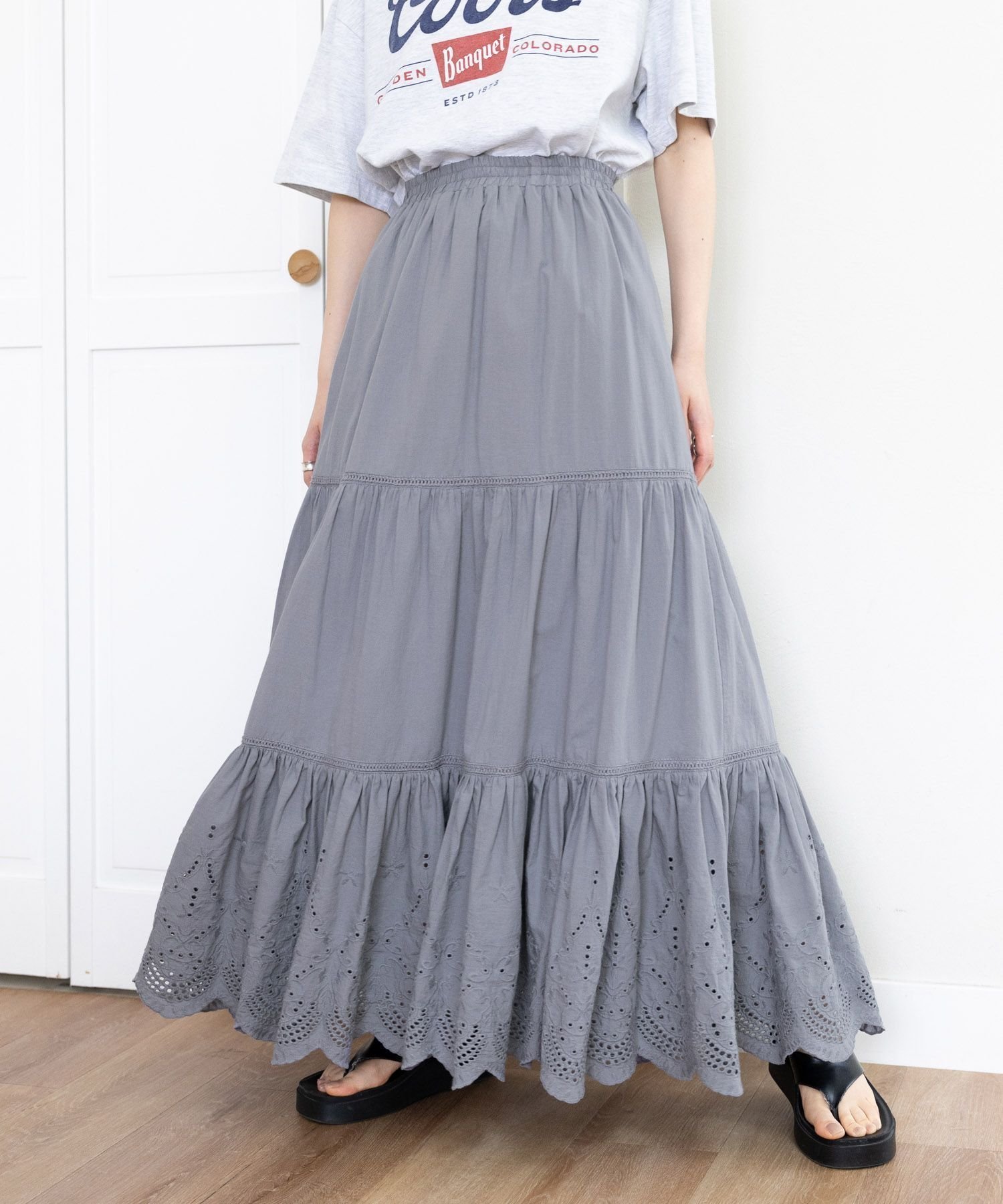 【レイジブルー/RAGEBLUE】の【WOMENS】コットンレースロングスカート インテリア・キッズ・メンズ・レディースファッション・服の通販 founy(ファニー) ファッション Fashion レディースファッション Fashion for Women スカート Skirts ロングスカート Long Skirts / Maxi & Midi Skirts アクセサリー Fashion Accessories カーディガン Cardigan, Knitwear キャップ Cap, Baseball Cap コンパクト Compact, Small Size シンプル Simple, Minimal スカラップ Scallop, Scalloped Edge スカーフ Scarf, Neckwear スニーカー Sneakers, Trainers スラックス Slacks, Dress Pants チェック Check, Plaid, Tartan デニム Denim, Jeans Material トレンド Trend, Trending Now 定番 Standard, Basic Item フレア Flare, Flared ベーシック Basic, Essential モノトーン Monotone, Black and White ロング Long, Long-Length おすすめ Recommended / Our Picks エレガント 上品 Elegant 【新デザイン】グレー15|ID: prp329100004795040 ipo3291000000034790740