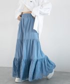 【レイジブルー/RAGEBLUE】の【WOMENS】コットンレースロングスカート ブルー86|ID: prp329100004795040 ipo3291000000034790745