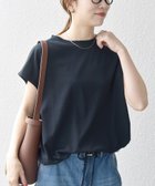 【シップス フォー ウィメン/SHIPS】のSHIPS any 接触冷感/汗染み防止加工/洗濯機可能 ドロスト フレンチスリーブ TEE ブラック|ID: prp329100004795060 ipo3291000000034790857