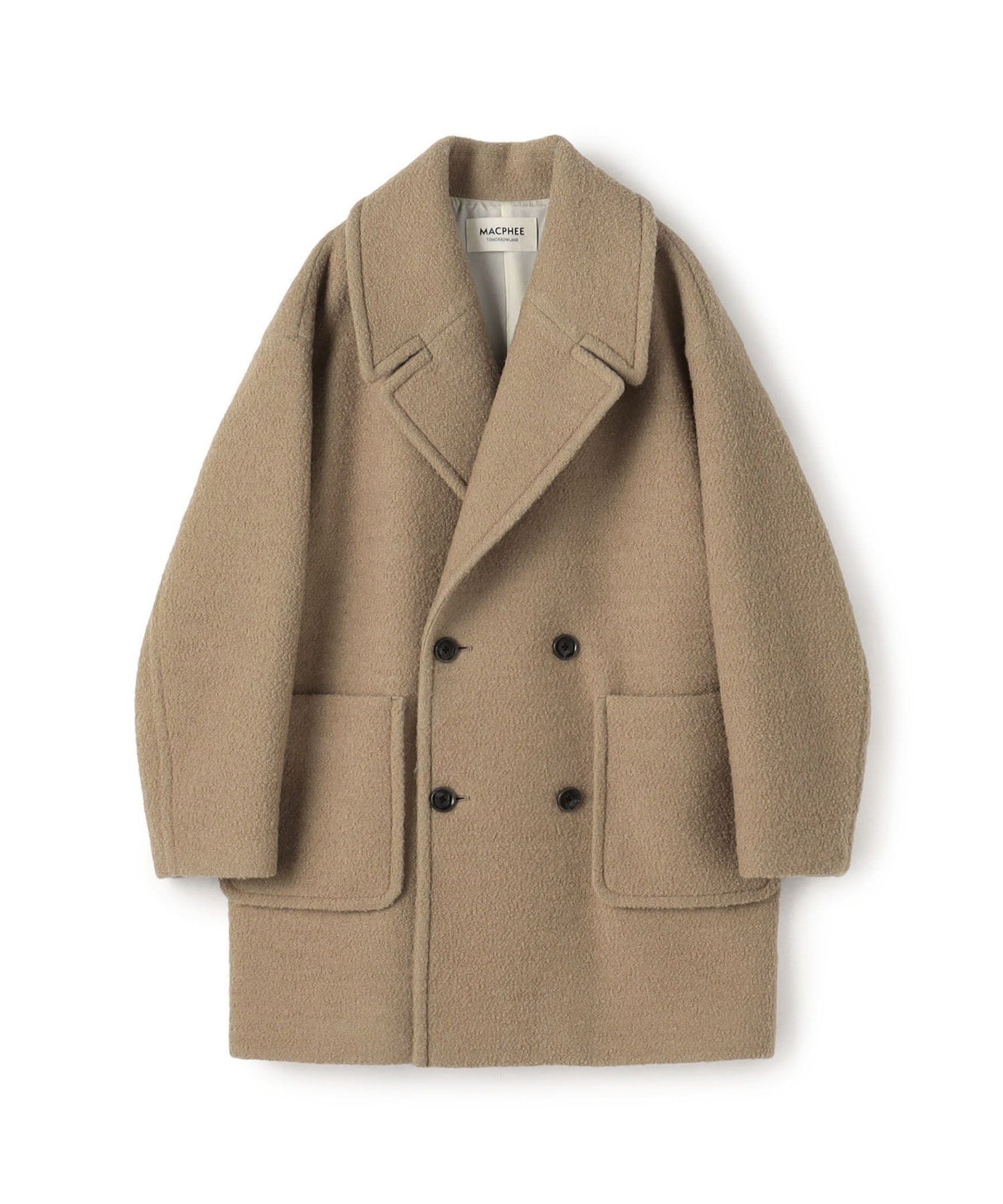 【トゥモローランド/TOMORROWLAND】のブークレーボンディング ダブルブレストコート インテリア・キッズ・メンズ・レディースファッション・服の通販 founy(ファニー) ファッション Fashion レディースファッション Fashion for Women アウター Coat / Outerwear Collection コート・ロングコート・ピーコート Long Coats, Peacoats & More スリーブ Sleeve, Long Sleeve / Short Sleeve ボンディング Bonding, Bonded Fabric 冬 Winter / This Winter 45 キャメル|ID: prp329100004795066 ipo3291000000034790883
