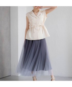 【ノエラ/Noela】の【追加生産】グラデーションスタッズスカート 人気、トレンドファッション・服の通販 founy(ファニー) ファッション Fashion レディースファッション Fashion for Women スカート Skirts グラデーション Gradient, Ombre スタッズ Studs, Metal Accents チュール Tulip, Tulip Motif プリント Print, Printed Pattern ポケット Pocket, Pocket Detail |ID:prp329100004795071