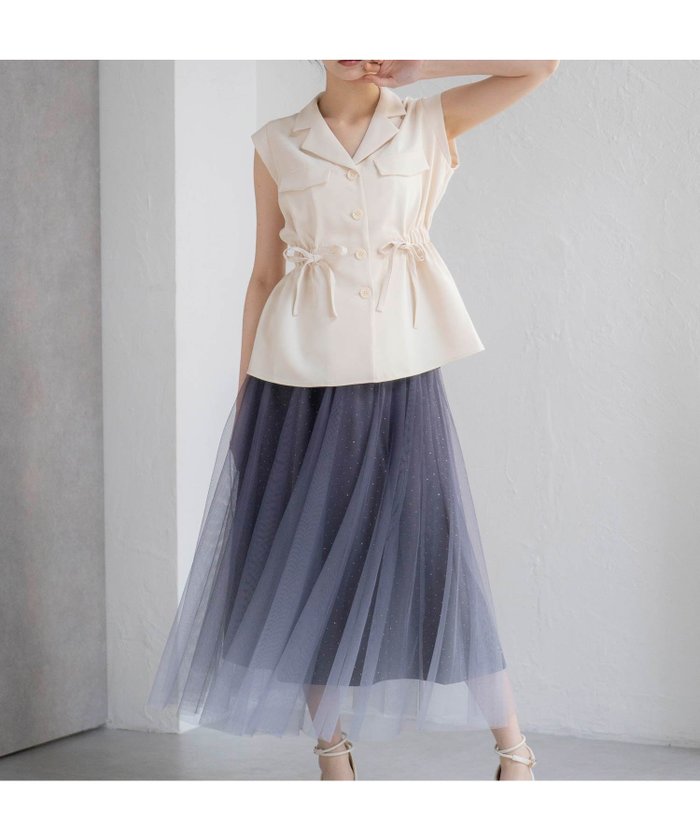 【ノエラ/Noela】の【追加生産】グラデーションスタッズスカート インテリア・キッズ・メンズ・レディースファッション・服の通販 founy(ファニー) https://founy.com/ ファッション Fashion レディースファッション Fashion for Women スカート Skirts グラデーション Gradient, Ombre スタッズ Studs, Metal Accents チュール Tulip, Tulip Motif プリント Print, Printed Pattern ポケット Pocket, Pocket Detail |ID: prp329100004795071 ipo3291000000034946988